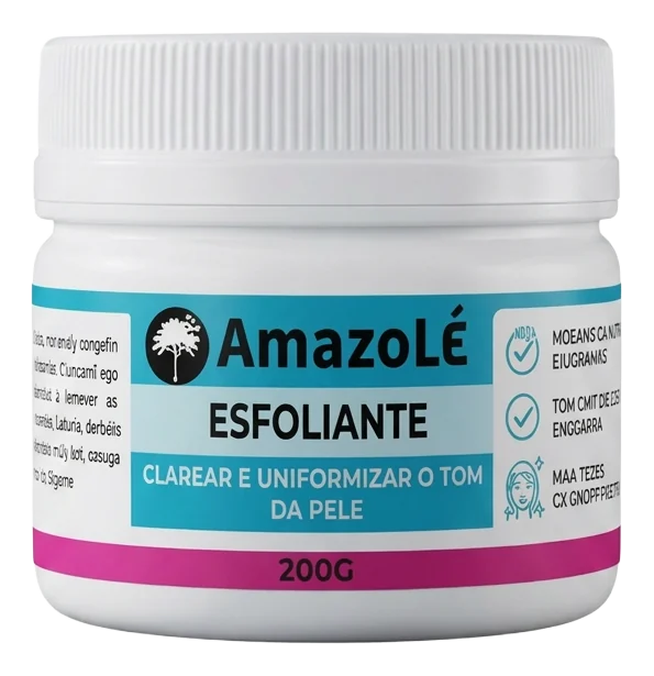 Pote de 200 g do esfoliante Amazolé (1 de 1)
